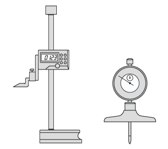 Problems in strain shape measurement using a height gauge