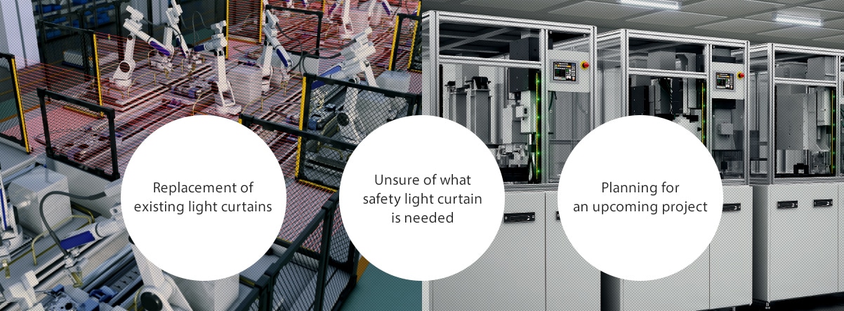 Safety Light Curtain Selection Website