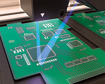 Cream solder inspection image