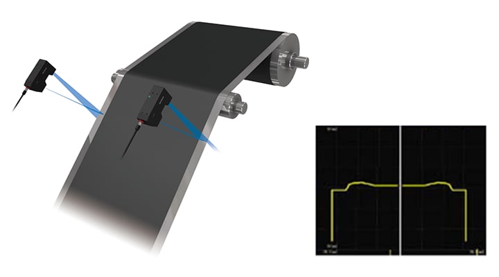 Inspection for high edges at coated sheet ends