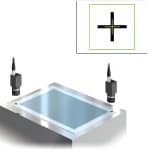 Positioning of glass substrates Positioning of glass substrates