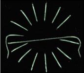 Only green is extracted.Any broken wire can be detected reliably.