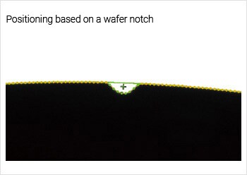 Positioning based on a wafer notch