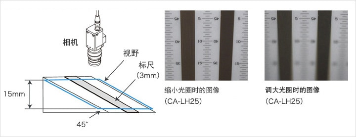 Image captured using smaller aperture (CA-LH25) / Image captured with max. aperture (CA-LH25)