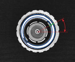 Example 3. Inspections using the circumference area of the edge position Example 3. Inspections using the circumference area of the edge position