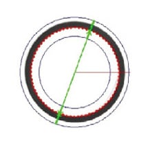 Example 4. Inspections using the trend edge width Example 4. Inspections using the trend edge width