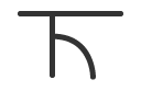 Welding symbol: J groove