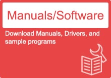 [Manuals/Software] Download  Manuals, Drivers, and sample programs