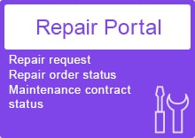 [Repair Portal] Repair request Repair order status Maintenance contract status