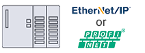 EtherNet/IP™ or PROFI® NET