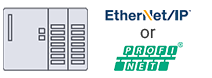 EtherNet/IP® or PROFI® NET