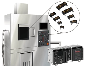 Temperature measurement during life testing of electronic components