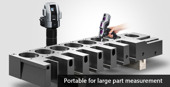 Portable for large part measurement