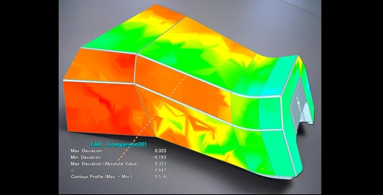 3D CAD comparison / CAD export
