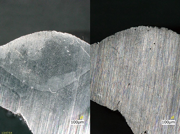 Differences in views of weld penetration