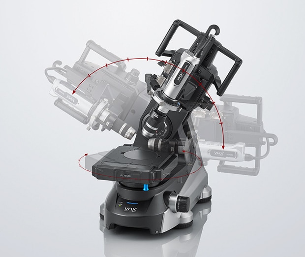 The free-angle observation system that enables tilted observation