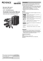 CV-X100 Series Controller Instruction Manual