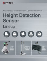 IX/GT2/IL Series Height Detection Sensor Lineup Catalog