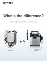 What's the difference? Hot foil coders and continuous inkjet printers