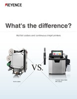 What's the difference? Hot foil coders and continuous inkjet printers