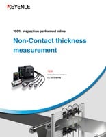 CL-3000 Series Confocal Displacement Sensor: Non-Contact thickness measurement