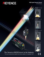 CZ-V20 Series RGB Digital Fiberoptic Sensors Catalog