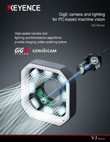 VJ Series GigE camera and lighting for PC-based machine vision Catalog