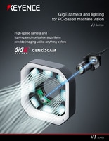 VJ Series GigE camera and lighting for PC-based machine vision Catalog