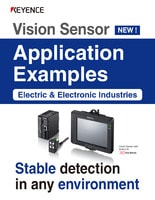 Vision Sensor Application Examples [Electric & Electronic Industries]