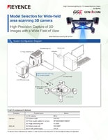 Model Selection for Wide-field area scanning 3D camera