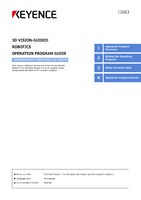 3D Vision-Guided Robotics: Operation program introduction guide [KAWASAKI HEAVY INDUSTRIES, LTD. EDITION]