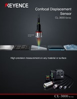 CL-3000 Series Confocal Displacement Sensor Catalog