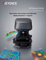 VK-X3000 Series 3D Surface Profiler Catalog