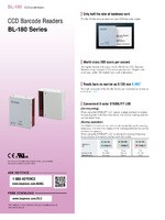 BL-180 Series CCD Barcode Reader Catalog