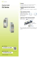 CU Series Control Unit Catalog