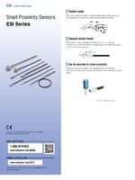 EM Series Proximity sensors with in-cable amplifiers Catalog