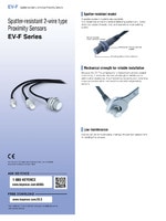 EV-F Series Spatter-resistant,two-wire proximity sensors Catalog