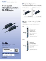 FS-T/M Series Digital Fiber Optic Sensors Catalog