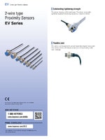 EV Series Two-wire self contained amplifier proximity sensors Catalog