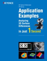 VR Series Application Examples Analyzing 3D Surface Differences in Just 1 Second