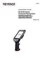 BT-A700 Series Character Recognition Reading Setting, Operation Manual Version 2.00