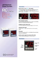 RC Series LCD Display Electronic Preset Counter Catalog