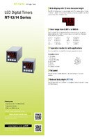 RT-13/14 LED Timer Catalog