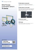 TA Series Metal Passage Confirmation Sensor Catalog