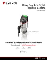 GP-M Series Heavy Duty Type Digital Pressure Sensors Catalog