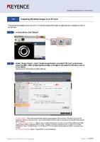 Outputting NG Status Images to an SD Card - Setting procedure for CV-X -