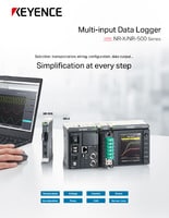 NR-X/NR-500 Series Multi-input Data Logger Catalog