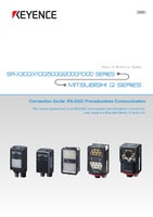 SR-X300/X100/5000/2000/1000 Series MITSUBISHI Q SERIES Connection Guide: RS-232C Procedureless Communication