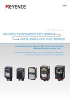 SR-X300/X100/5000/2000/1000 Series MITSUBISHI iQ-F FX5 SERIES Connection Guide: Ethernet-PLC Link Communication CPU with Built-In Ethernet Port