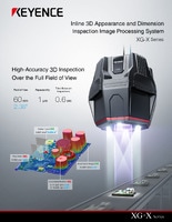 XG-X Series Inline 3D Appearance and Dimension Inspection Image Processing System Catalog